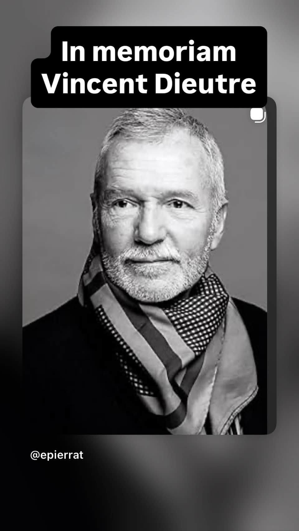 Hommage à Vincent Dieutre